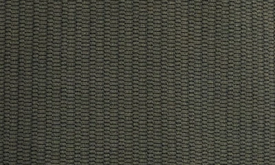 Shop Theory Zelig Jacquard Stripe Cotton Polo In Dark Olive/ Black