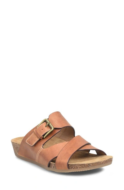 Shop Comfortiva Gervaise Slide Sandal In Ginger Tan