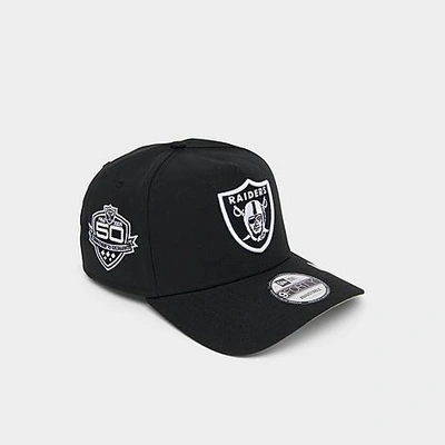New Era Las Vegas Raiders Nfl 9forty Snapback Hat In Black/silver