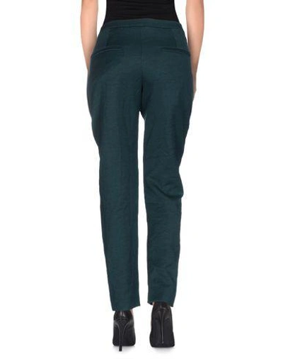 Shop Marni Casual Pants In Dark Green