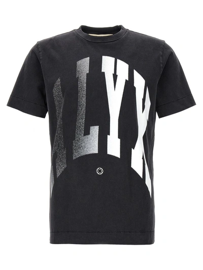 Shop Alyx 1017  9sm ' Logo Print' T-shirt In Black