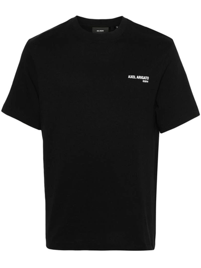 Shop Axel Arigato T-shirts And Polos Black