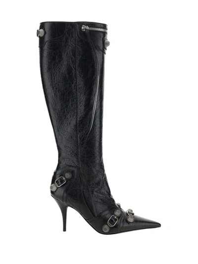 Shop Balenciaga Boots In Black/pallad Inv