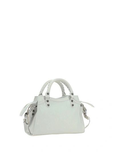 Shop Balenciaga Handbags In Optic White