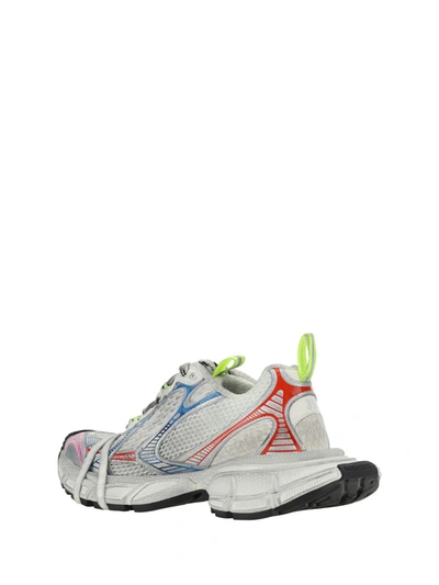 Shop Balenciaga Sneakers In White/red/blue