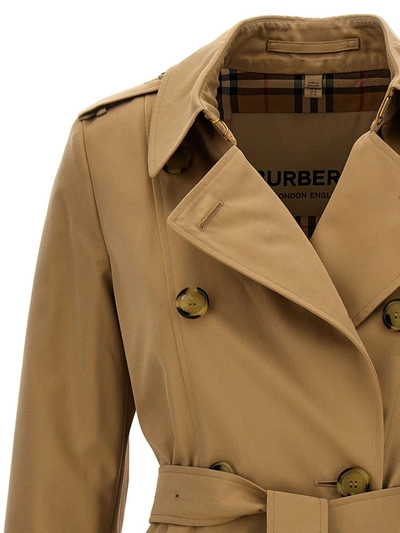 Shop Burberry 'the Chelsea' Trench Coat In Beige