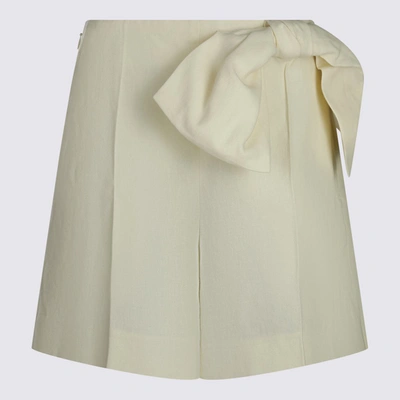 Shop Chloé Chloè Shorts In Coconut Milk