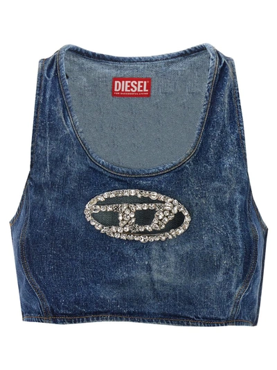 Shop Diesel 'de-top Fse' Top In Blue