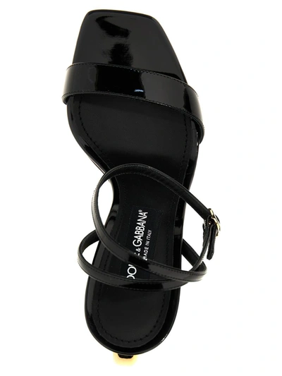 Shop Dolce & Gabbana 'keira' Sandals In Black