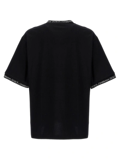 Shop Dolce & Gabbana Logo T-shirt In Black