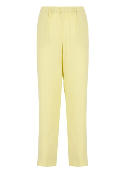 Shop Fabiana Filippi Trousers Yellow