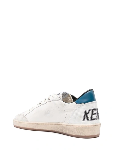 Shop Golden Goose Sneakers In White/red/ice/