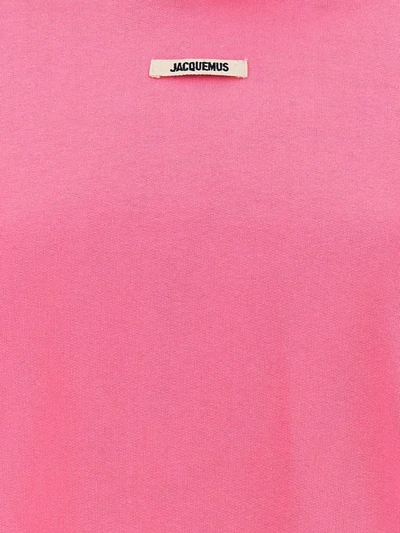 Shop Jacquemus 'gros Grain' Hoodie In Pink