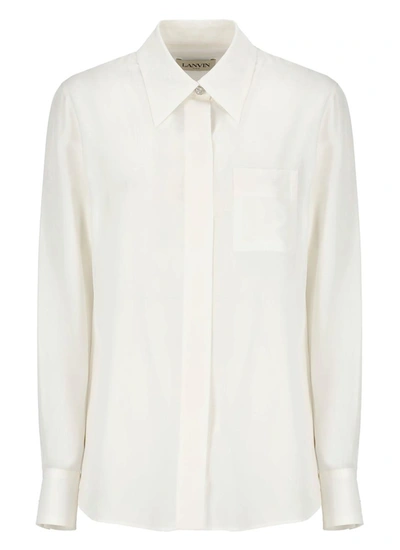 Shop Lanvin Shirts White