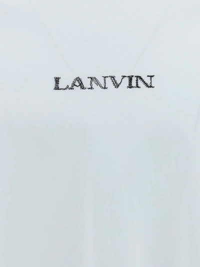 Shop Lanvin T-shirts In Optic White
