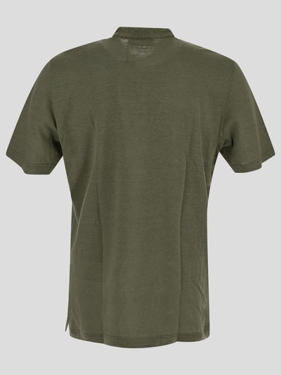 Shop Lardini T-shirts And Polos In Green