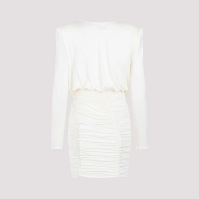 Shop Magda Butrym Dress In White