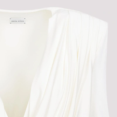 Shop Magda Butrym Dress In White
