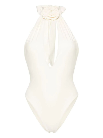 Shop Magda Butrym One Piece Swimsuit Clothing In White