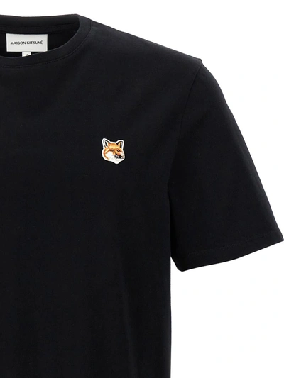 Shop Maison Kitsuné 'fox Head' T-shirt In Black