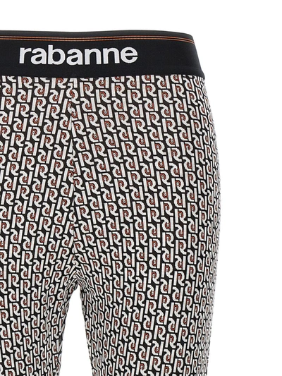 Shop Paco Rabanne 'monogram' Leggings In Multicolor