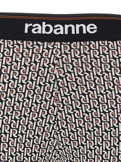 Shop Paco Rabanne 'monogram' Leggings In Multicolor