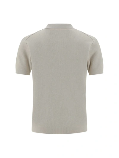 Shop Paul & Shark Polo Shirts In Biancolatte