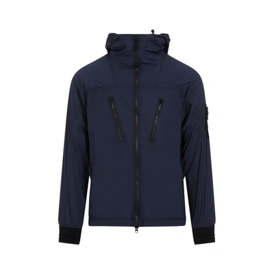 Shop Stone Island Packable Jacket In Blue
