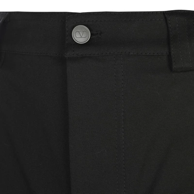 Shop Valentino Trousers Black