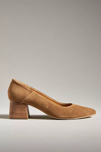 Shop Nisolo Fiorela Go-to Mid Heels In Beige