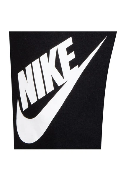Nike Kids' Crew Tee & Knit Shorts Set In Black