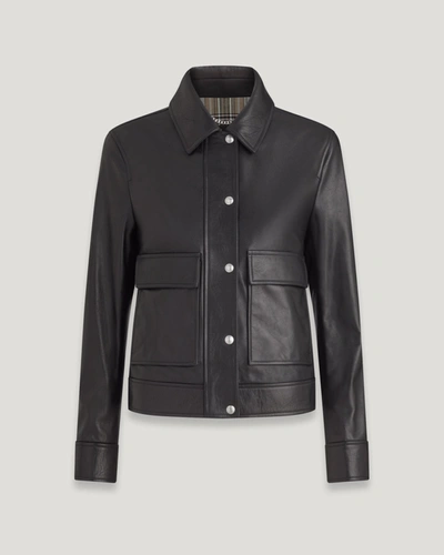 Shop Belstaff Briar Bomber In Black