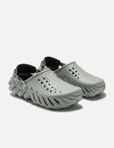 Shop Crocs Unisex Echo Clog In Grey