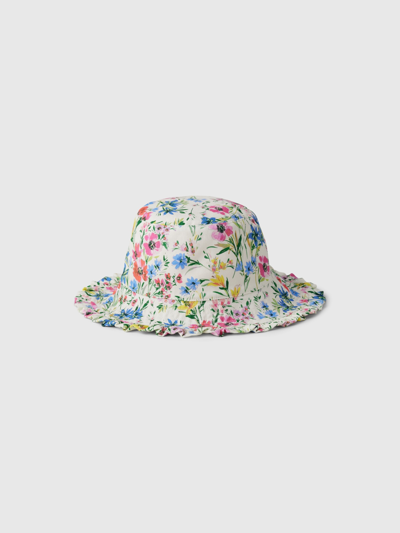 Shop Gap Toddler Organic Cotton Reversible Bucket Hat In Floral Print
