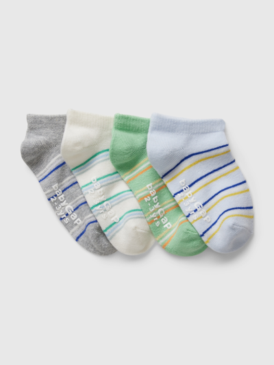 Shop Gap Toddler No-show Socks (4-pack) In Multi