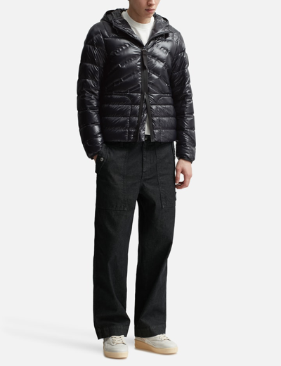 Shop Moncler Chiwen Short Down Jacket In Black