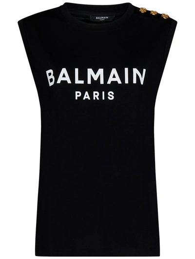 Shop Balmain Paris T-shirt