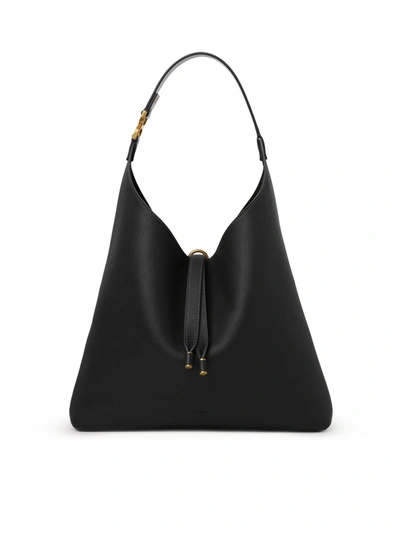Shop Chloé Marcie Hobo Bag In Black