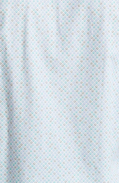 Rodd & Gunn Tripp Settlement Sports Fit Short Sleeve Button-up Shirt In Teal