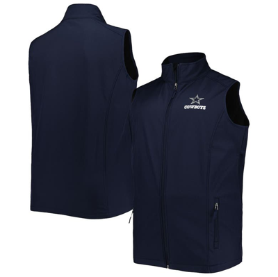 Shop Dunbrooke Navy Dallas Cowboys Big & Tall Archer Softshell Full-zip Vest