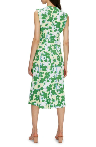 Shop Diane Von Furstenberg Livia Floral Sleeveless Dress In Earth Floral Multi Med Ch