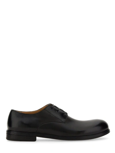 Marsèll Lace Up Shoes In Black Leather In Black