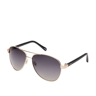 Fossil Women's Aviator Sunglasses In Black