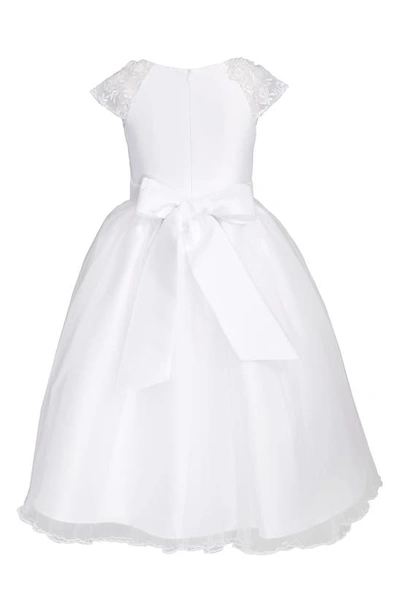Shop Iris & Ivy Kids' Cap Sleeve First Communion Dress In White