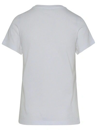 Shop Apc Denise White Cotton T-shirt