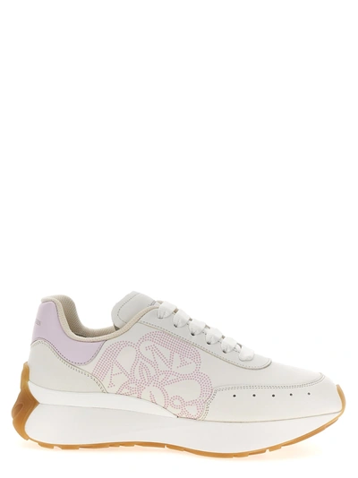 Shop Alexander Mcqueen Sneakers In White