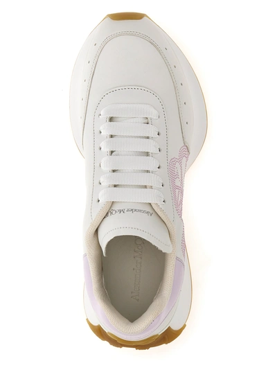 Shop Alexander Mcqueen Sneakers In White