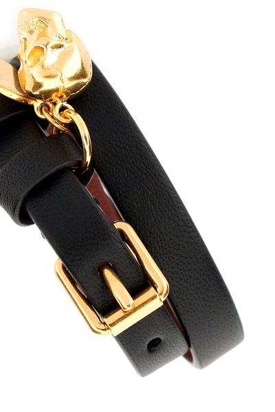 Shop Alexander Mcqueen Bracelets In Black