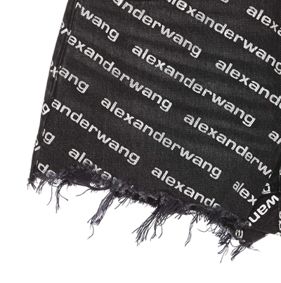 Shop Alexander Wang 'bite' Shorts In White/black