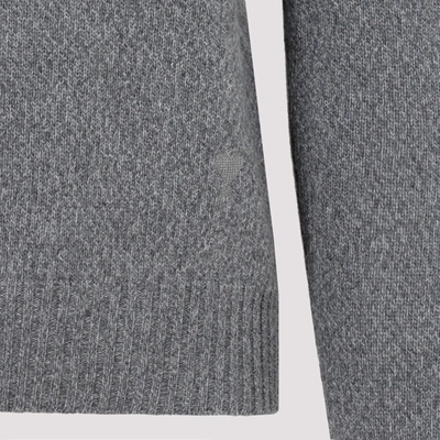 Shop Ami Alexandre Mattiussi Ami Paris Turtleneck Adc Sweater Clothing In Grey